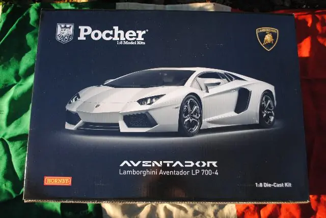 Direct Beschikbaar POCHER HK101 LAMBORGHINI AVENTADOR LP 700-4 "Bianco Isis"